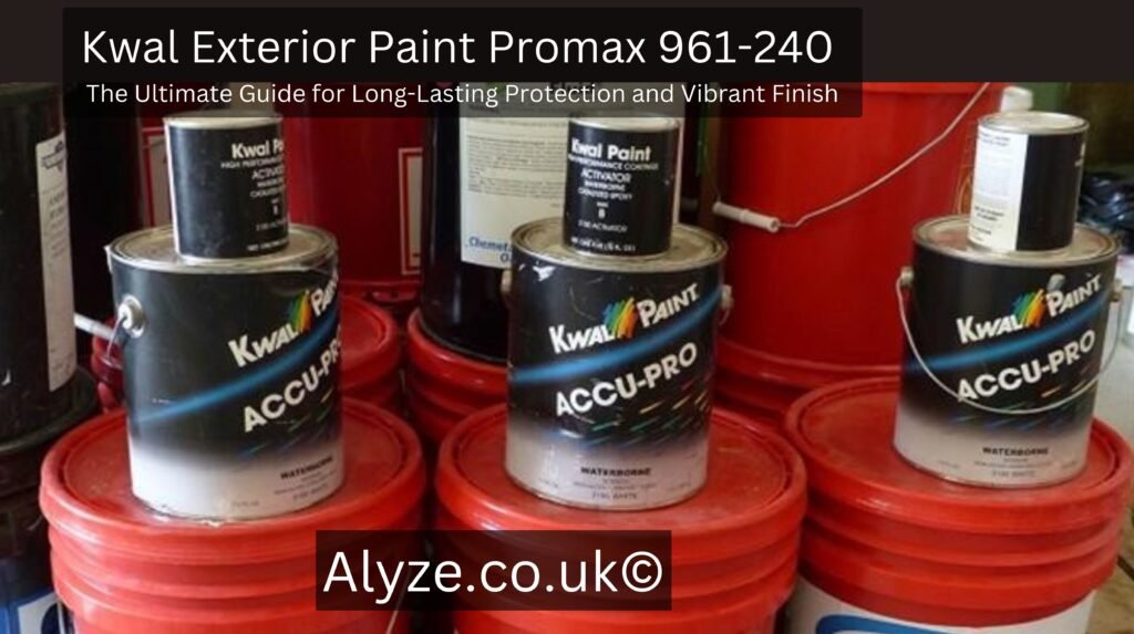 Kwal Exterior Paint Promax 961-240