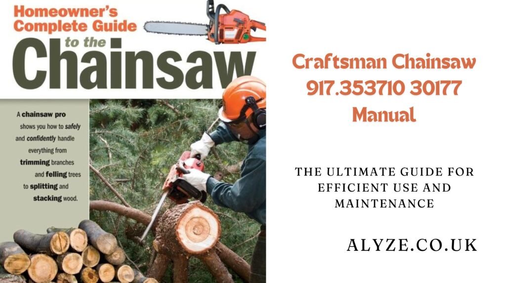 Craftsman Chainsaw 917.353710 30177 Manual